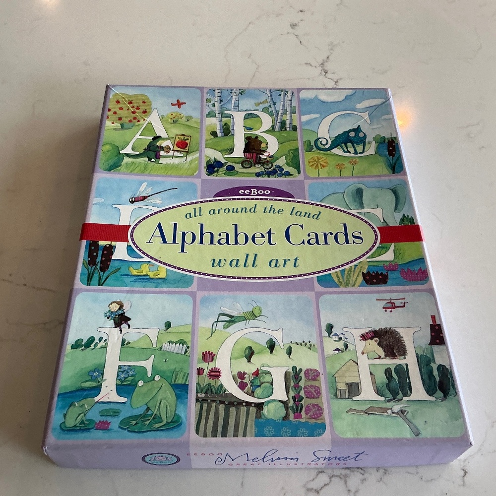 Eeboo All Around the Land Alphabet cards